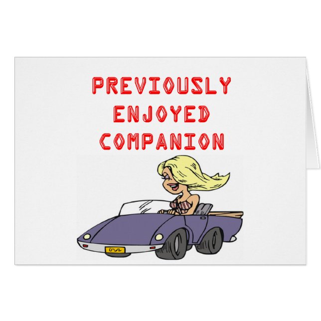 funny blonde divorce joke (Front Horizontal)