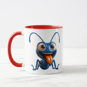 Funny Blue Ant Mug