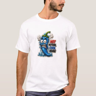 Funny Blue Chili Pepper T-Shirt