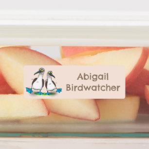 Funny, blue footed boobies cartoon personalized