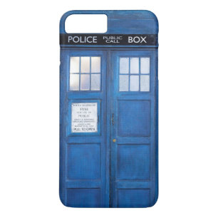 Funny  Blue Phone Booth Call Box iPhone 8 Plus/7 Plus Case
