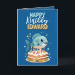 Funny Blue & Yellow Boyfriend Fishing Birthday Card<br><div class="desc">A playful design featuring a fish and a lighthearted,  funny birthday message,  perfect for bringing a smile to any fishing enthusiast’s special day.</div>