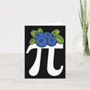 Funny Blueberry Pi Day  Card