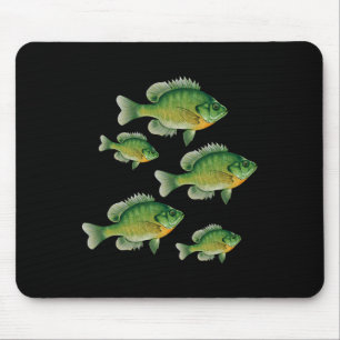 Funny Bluegill Sunfish Fishing Freshwater Fish Ang Mouse Pad