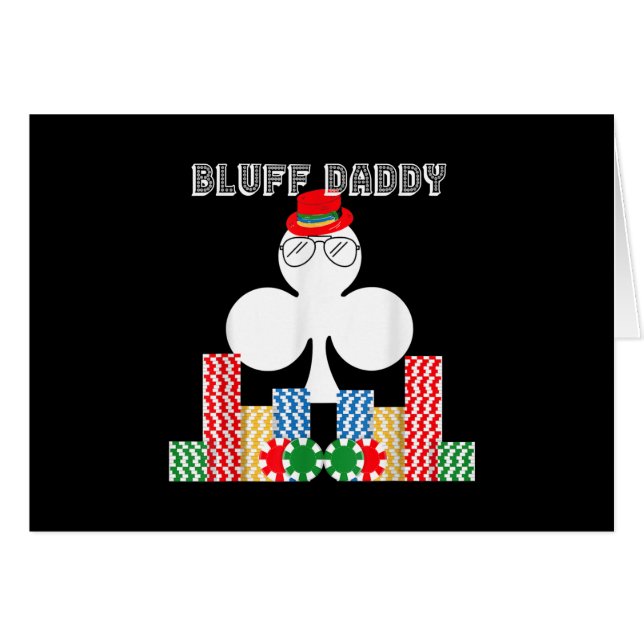 Funny Bluff Daddy Poker Casino Jeu Texas (Devant horizontal)