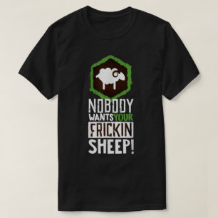 Funny Board Game Trading Sheep Design T-Shirt