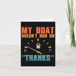 Funny Boat Art For Men Women Boating Watercraft Bo Card