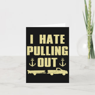 Funny Boating Design For Men Women Boat Captain Bo Card