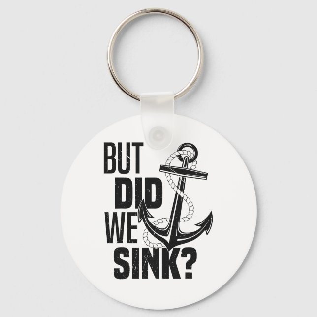 Funny Boating  Keychain (Front)