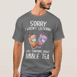 Funny Boba Tea Cute Kawaii Bubble Tea Lover  T-Shirt