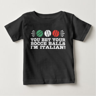 Funny Bocce Ball Baby T-Shirt