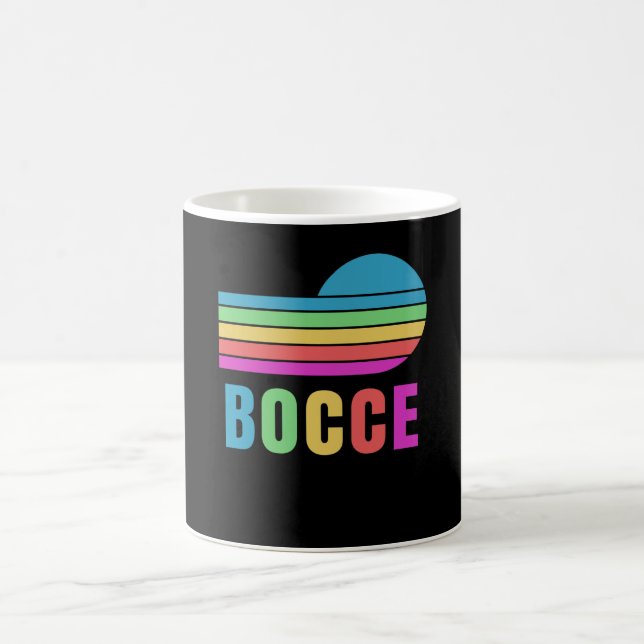 Funny Bocce Balls Player-Boules Team Coffee Mug (Center)