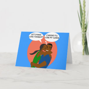 Funny Bodybuilder Greetings Cards