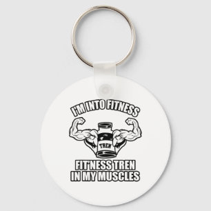 Funny Bodybuilder Keychain
