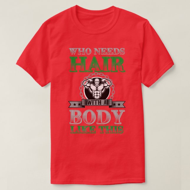 Funny Bodybuilder Men  T-Shirt (Design Front)