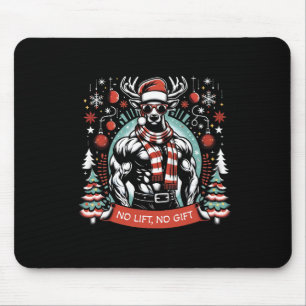 Funny Bodybuilding For Christmas Party Workout Bod Mouse Pad