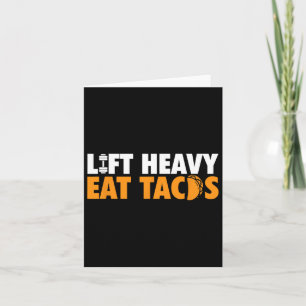 Funny Bodybuilding Graphic For Gym Workout And Wei Card