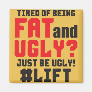 Funny Bodybuilding Gym Magnet