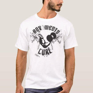 Funny Bodybuilding Gym Shirt - Boy Meets Curl