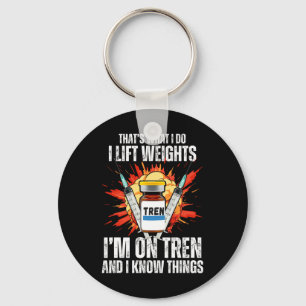 Funny Bodybuilding Quotes Keychain