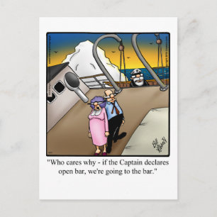 Funny Bon Voyage croisière Carte de voeux