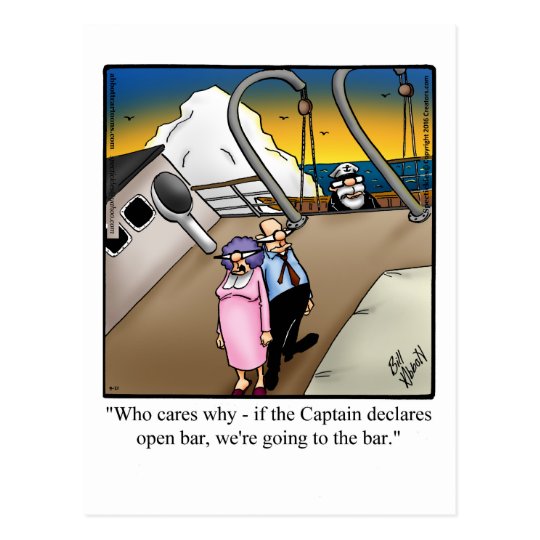 Funny Bon Voyage Cruise Greeting Card