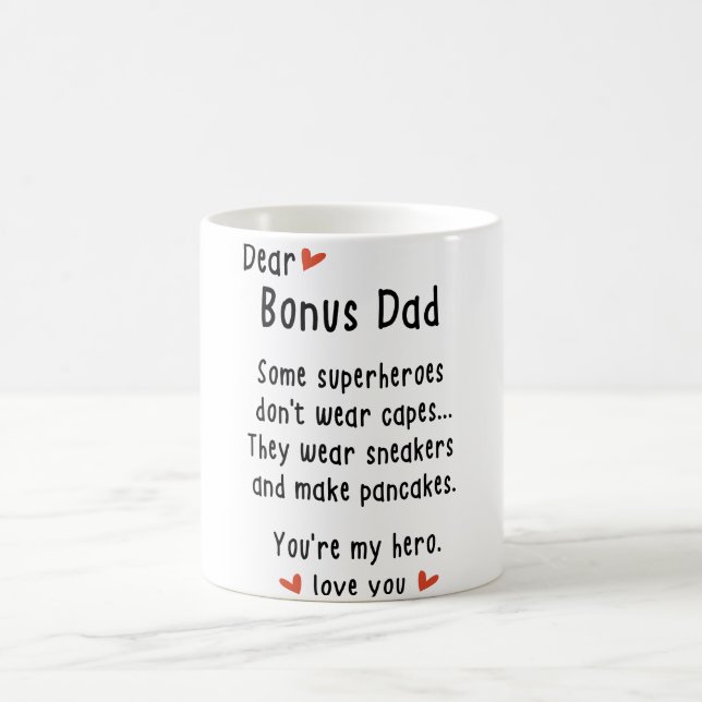 Funny Bonus Dad Coffee Mug (Center)