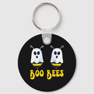 Funny Boo Bees Halloween Costume Humour Spooky Bee Keychain