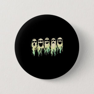 Funny Boo Cute Ghost Halloween Soky Fall Season Vi 2 Inch Round Button