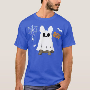 Funny Boo Ghost French Bulldog Halloween French Bo T-Shirt