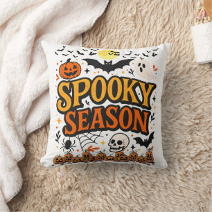 Funny boo Halloween  Throw Pillow