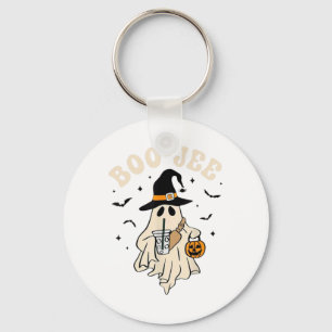 Funny Boo-jee Ghost Halloween Boo Jee Ghost Spooky Keychain
