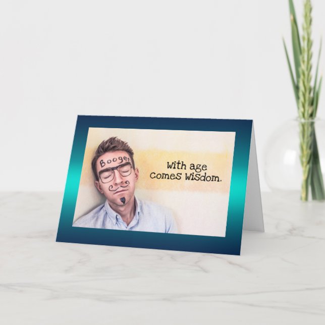 Funny Boogers Card (Front)