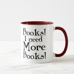 Funny Book Addict Mug