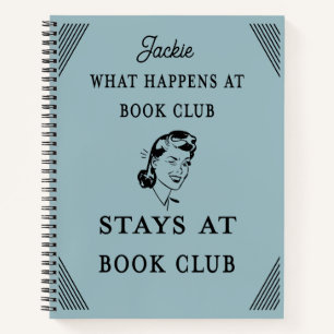 Funny Book Club Quote Personalized
