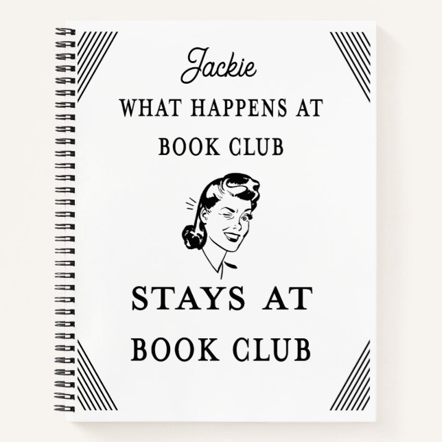 Funny Book Club Quote Personalized  (Front)