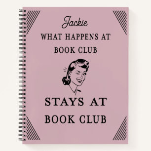 Funny Book Club Quote Personalized