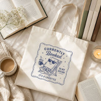 Funny Book Lover Cute Currently Booked Cozy