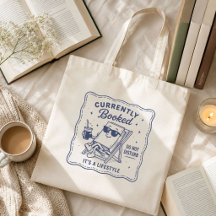 Funny Book Lover Cute Currently Booked Cozy