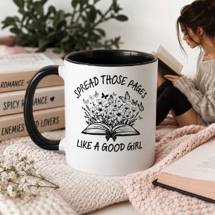 Funny Book Lover Gift for Her Reader Coffee Cup 