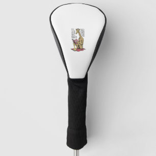 Funny Book Lover Giraffe Long Form Tall Tales Read Golf Head Cover