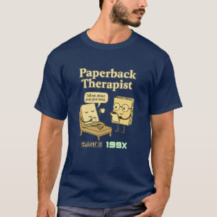 Funny Book Lover T-Shirt   Retro Literary Humor