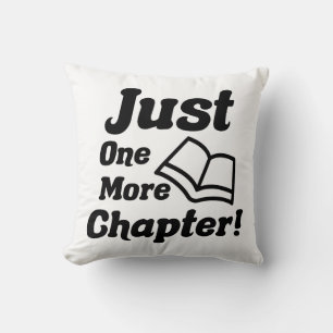 Funny Book Lover Throw Pillow