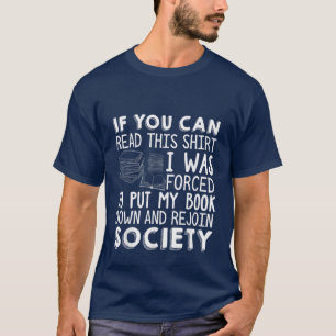 funny book lovers word art T-Shirt