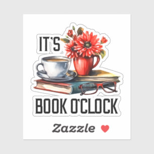 Funny book o'clock reading lovers