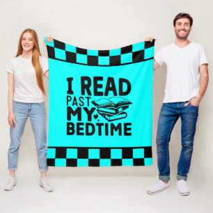 funny book readers word art  fleece blanket