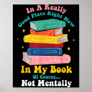 Funny Books Sarcastic Quote Book Lover Reading Poster