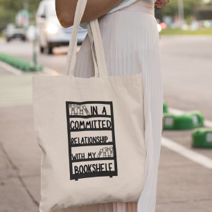 Funny Bookworm Reader Writer Author Librarian Gift Tote Bag