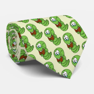 Funny Bookworm Tie