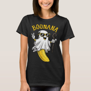 Funny Boonana Sunglasses Cute Boo Funny Halloween T-Shirt